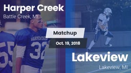 Matchup: Harper Creek vs. Lakeview  2018