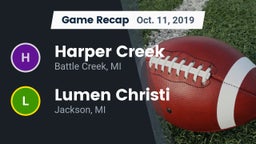 Recap: Harper Creek  vs. Lumen Christi  2019