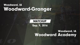 Matchup: Woodward-Granger vs. Woodward Academy 2016