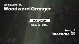Matchup: Woodward-Granger vs. Interstate 35  2016