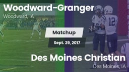 Matchup: Woodward-Granger vs. Des Moines Christian  2017