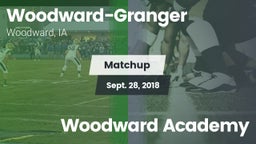 Matchup: Woodward-Granger vs. Woodward Academy 2018
