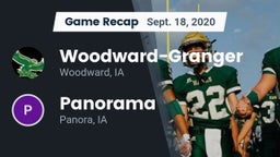 Recap: Woodward-Granger  vs. Panorama  2020