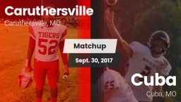 Matchup: Caruthersville vs. Cuba  2017