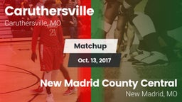 Matchup: Caruthersville vs. New Madrid County Central  2017