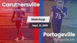 Matchup: Caruthersville vs. Portageville  2018
