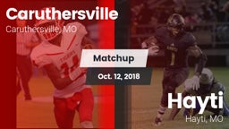 Matchup: Caruthersville vs. Hayti  2018