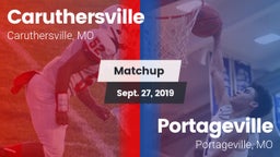 Matchup: Caruthersville vs. Portageville  2019