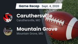 Recap: Caruthersville  vs. Mountain Grove  2020