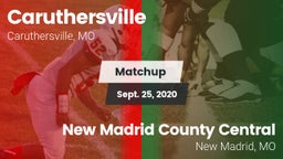 Matchup: Caruthersville vs. New Madrid County Central  2020
