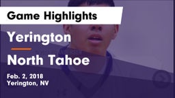 Yerington  vs North Tahoe  Game Highlights - Feb. 2, 2018