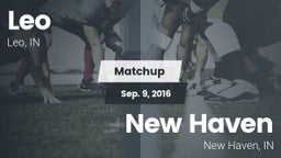 Matchup: Leo vs. New Haven  2016