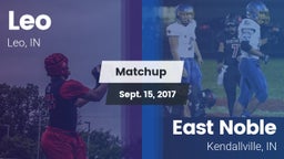 Matchup: Leo vs. East Noble  2017