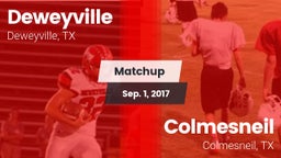 Matchup: Deweyville vs. Colmesneil  2017