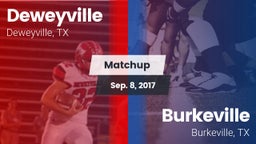 Matchup: Deweyville vs. Burkeville  2017