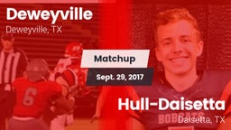 Matchup: Deweyville vs. Hull-Daisetta  2017