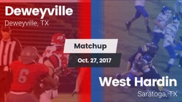 Matchup: Deweyville vs. West Hardin  2017