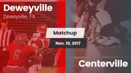 Matchup: Deweyville vs. Centerville 2017