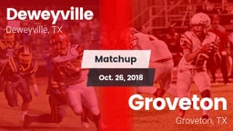 Matchup: Deweyville vs. Groveton  2018