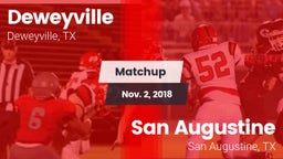 Matchup: Deweyville vs. San Augustine  2018
