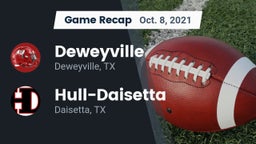 Recap: Deweyville  vs. Hull-Daisetta  2021