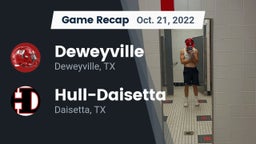 Recap: Deweyville  vs. Hull-Daisetta  2022