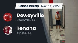 Recap: Deweyville  vs. Tenaha  2022