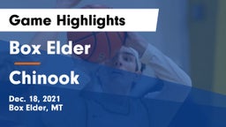 Box Elder  vs Chinook Game Highlights - Dec. 18, 2021