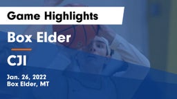 Box Elder  vs CJI Game Highlights - Jan. 26, 2022