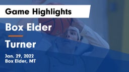 Box Elder  vs Turner  Game Highlights - Jan. 29, 2022