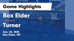 Box Elder  vs Turner  Game Highlights - Jan. 28, 2023