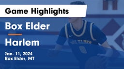 Box Elder  vs Harlem  Game Highlights - Jan. 11, 2024