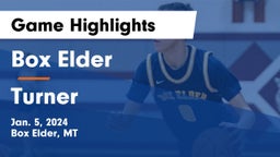 Box Elder  vs Turner  Game Highlights - Jan. 5, 2024