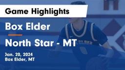 Box Elder  vs North Star  - MT Game Highlights - Jan. 20, 2024