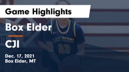 Box Elder  vs CJI Game Highlights - Dec. 17, 2021