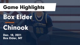 Box Elder  vs Chinook Game Highlights - Dec. 18, 2021
