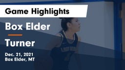 Box Elder  vs Turner  Game Highlights - Dec. 21, 2021