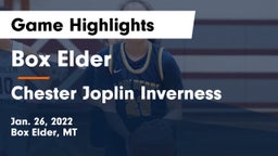 Box Elder  vs Chester Joplin Inverness Game Highlights - Jan. 26, 2022