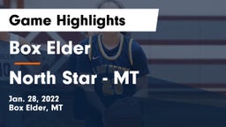 Box Elder  vs North Star  - MT Game Highlights - Jan. 28, 2022