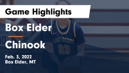 Box Elder  vs Chinook Game Highlights - Feb. 3, 2022