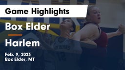 Box Elder  vs Harlem  Game Highlights - Feb. 9, 2023