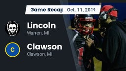 Recap: Lincoln  vs. Clawson  2019