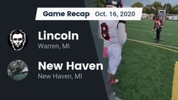 Recap: Lincoln  vs. New Haven  2020