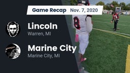 Recap: Lincoln  vs. Marine City  2020