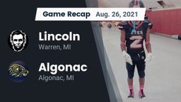 Recap: Lincoln  vs. Algonac  2021