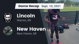 Recap: Lincoln  vs. New Haven  2021