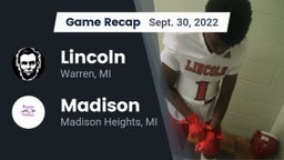 Recap: Lincoln  vs. Madison 2022