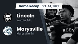 Recap: Lincoln  vs. Marysville  2022