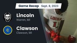 Recap: Lincoln  vs. Clawson  2023