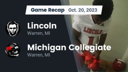 Recap: Lincoln  vs. Michigan Collegiate 2023